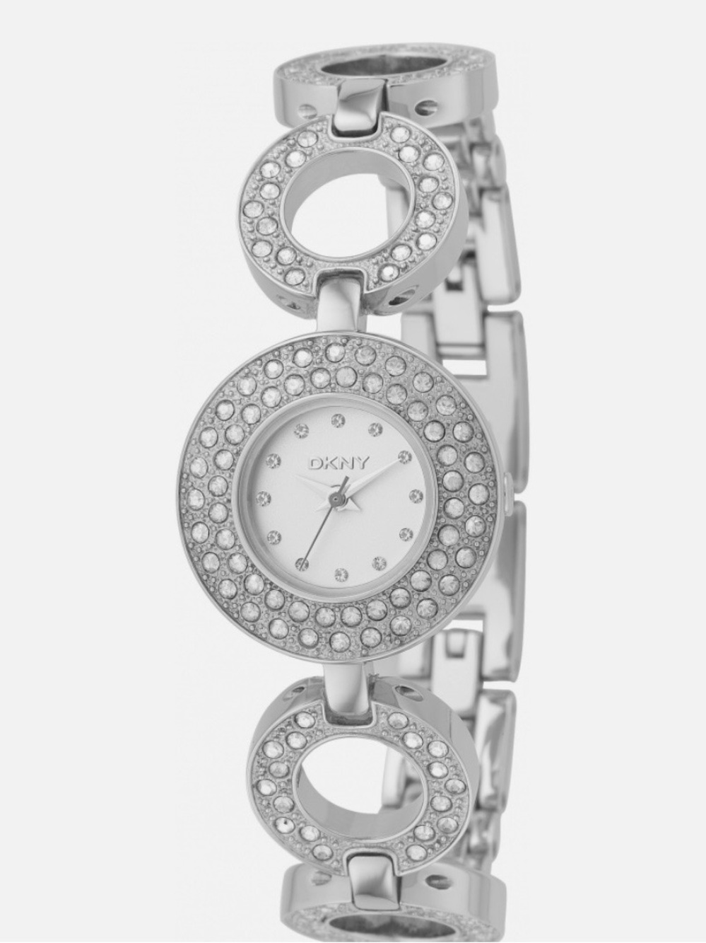 DKNY NY4645 Stainless Steel Silver Crystal Bracelet Analogue Watch